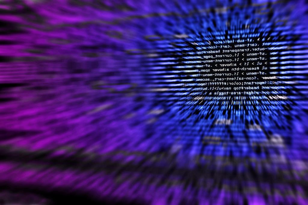 HTML code displayed on screen